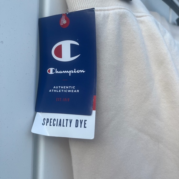 Champion Ombre Sweatpants - Cream and Red Size Medium - Picture 6 of 8